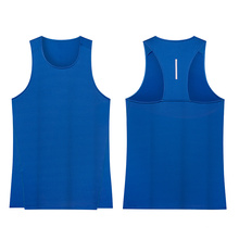 2021 Men Fitness sleeveless shirt Male mesh breathable